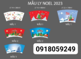 MẪU LY GIẤY GIÁNG SINH ĐẸP NHẤT 2023